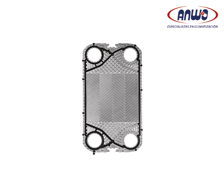 PLACA INTERMEDIA P110+ B AISI 316L NBR 5MM